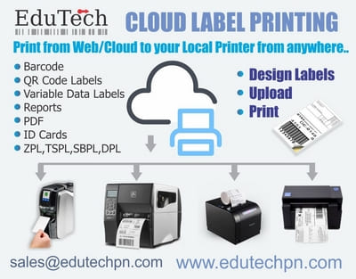 EduTech Cloud Label Printing India